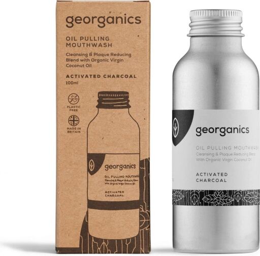 Georganics Collutorio con Olio di Carbone Attivo 100 ml