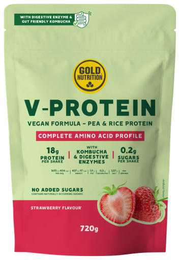 GoldNutrition V-Protein Fragola 720 gr
