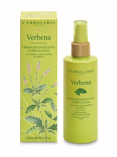 L'Erbolario Verbena Crema Rivitalizzante Corpo e Mani 200 ml