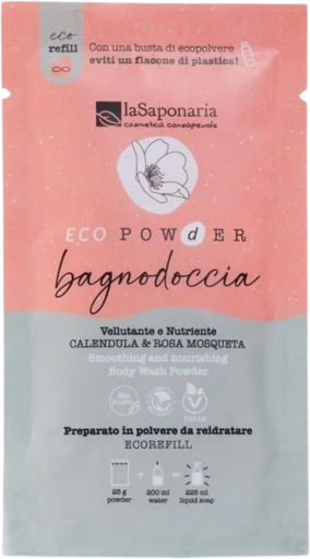 La Saponaria EcoPowder Gel Doccia in Polvere alla Calendula 25 gr