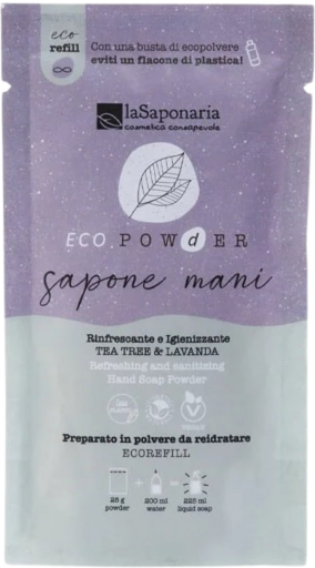 La Saponaria EcoPowder Tree Tea Sapone per le mani in polvere 25 gr