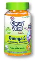 Chewy Vites Omega 3 Bambini 60 Unit&agrave;