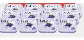 Lolo Bio Dentifricio solido + collutorio 30U Grape 12 lattine