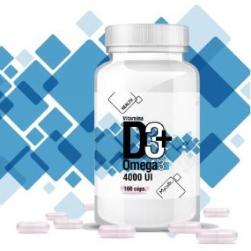 Mycofit Vitamina D3 4000Ui+Omega 3 100 Capsule