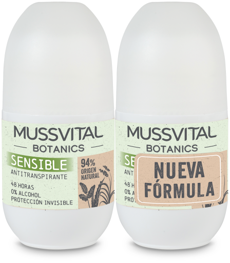 Mussvital Deodorante Botanics Sensitive 75 ml X2