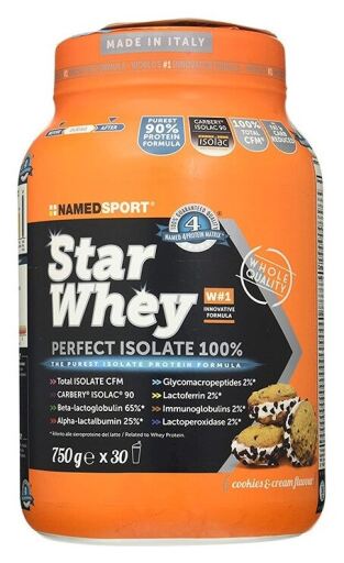 Named Sport Crema di biscotti Star Whey Isolate 750 gr