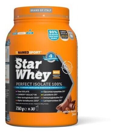 Named Sport Star Whey Isolate Cioccolato Sublime 750 gr