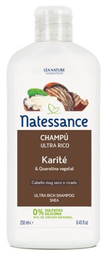 Laboratorio L&eacute;a Nature Natessance Shampoo Karit&egrave; Ultra Nutriente 250 ml