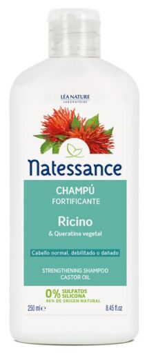 Laboratorio L&eacute;a Nature Natessance Shampoo Riparatore-Fortificante alla Ricino 250 ml