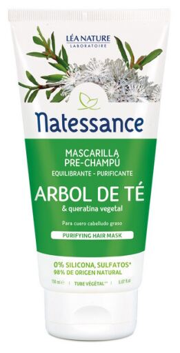 Laboratorio L&eacute;a Nature Natessance Maschera Pre-Shampoo Purificante al Tea Tree 150 ml