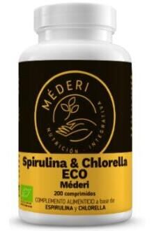 M&eacute;deri Nutrici&oacute;n Integrativa Spirulina e Clorella Eco 500 compresse
