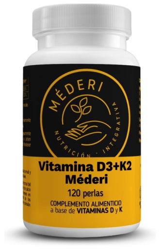 M&eacute;deri Nutrici&oacute;n Integrativa Vitamina D3 + K2 120 Perle