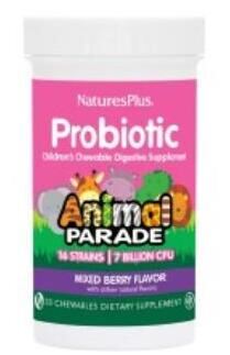 NaturesPlus Animal Parade Probiotic 30 Compresse di Mastice