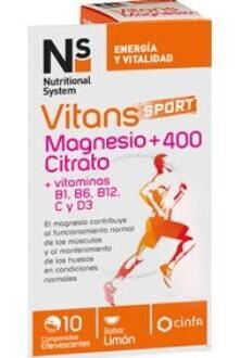 Ns Nutritional System Ns Vitans Sport Magnesio +400 Citrato 10 Compresse
