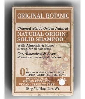 Original Botanic Shampoo Solido Tutti i Tipi di Capelli 50 gr