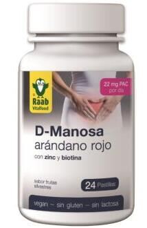 Raab Vitalfood D-Mannosio - Mirtillo rosso 24 compresse