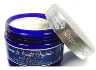 Radhe Shyam Crema Al Burro Di Karit&egrave; Biologico Arancia 100 gr