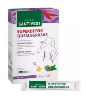 Santiveri Bruciagrassi Superdetox 7 bastoncini