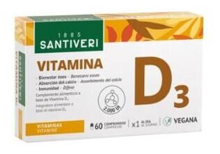 Santiveri Vitamina D3 60 compresse