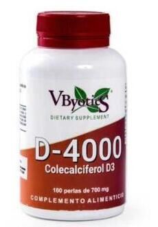 Vbyotics Vitamina D3 4000Ui 180 Perle