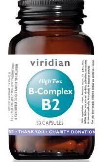 Viridian High Two B Complex B2 30 capsule vegetali