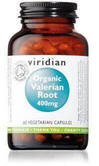 Viridian Radice di Valeriana Biologica 400 mg 60 Capsule Vegetali