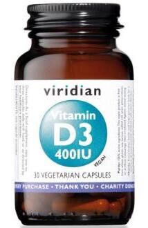 Viridian Vitamina D3 400Ui 30 Capsule