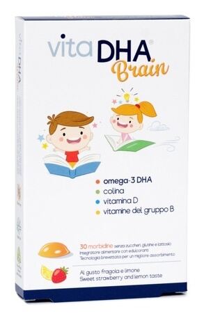 Vitadha Brain Fragola-Limone 30 Compresse