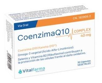 Vitalfarma Complesso di coenzima Q10 40 mg 30 capsule