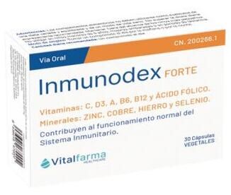 Vitalfarma Inmunodex Forte 30 capsule