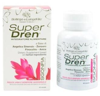 Bottega di Lungavita SuperDren Sgonfia 60 Capsule