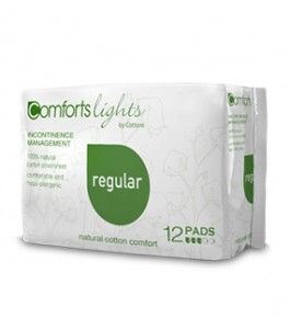 Cottons Organic Assorbente per incontinenza regolare 100% cotone 12 unit&agrave;