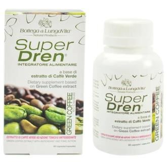 Bottega di Lungavita Capsule di Caff&egrave; Verde Super Drain 60 Capsule