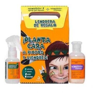 Neositrin Confezione Shampoo + Gel + Pettine per Lendini