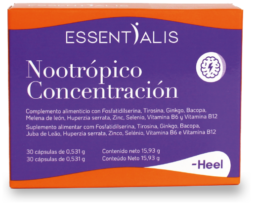 Heel Essentialis Nootropic Concentrazione 30 Capsule