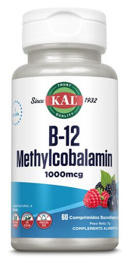 Kal Vitamina B-12 Metilcobalamina 1000 mcg 60 Compresse