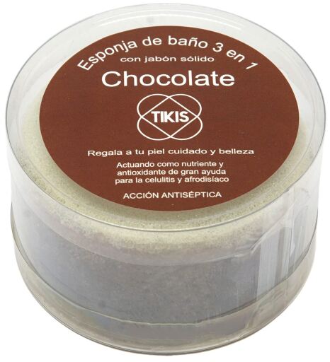 Tikis Pan Di Spagna Tondo Con Sapone Al Cioccolato 100 gr
