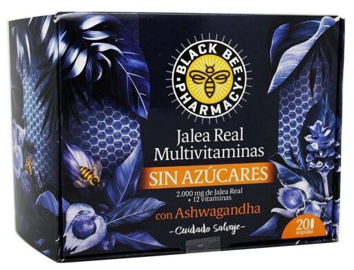 Black Bee Pharmacy Multivitaminici senza zucchero alla pappa reale 20 fiale