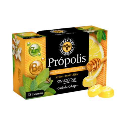 Black Bee Pharmacy Caramelle alla propoli da farmacia 18 gommose