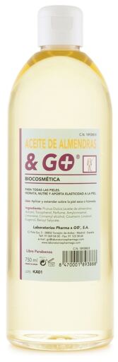 Pharma & Go Olio di Mandorle Dolci & Go 750 ml