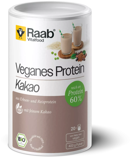 Raab Vitalfood Proteine del Cacao in Polvere 400 gr