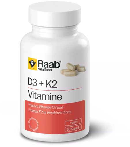 Raab Vitalfood Vitamina D3 + K2 60 Capsule