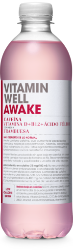 Vitamin Well Bevanda vitaminica al lampone Awake 500 ml