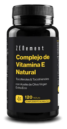 Zenement Complesso naturale di vitamina E con olio d'oliva 120 perle