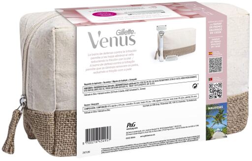 Gillette Beauty Case Venus Intima Macchina Maldive + 2 ricariche