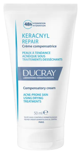 Ducray Keracnyl Repair Crema Compensatrice Trattamenti Anti-Acne 50 ml