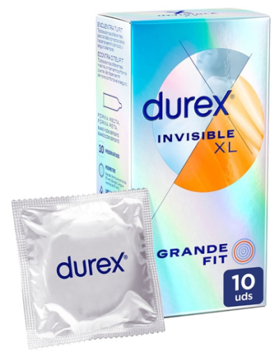 Durex Preservativi Invisible XL Ultra Thin 10 unit&agrave;