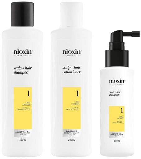 Nioxin Kit Sistema 1 Ispessimento Dei Capelli 3 Pezzi