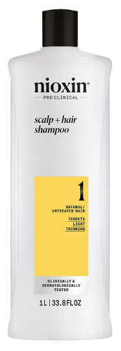 Nioxin System 1 Shampoo Capelli naturali con lieve diradamento