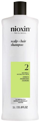Nioxin Shampoo naturale per capelli System 2 con diradamento avanzato